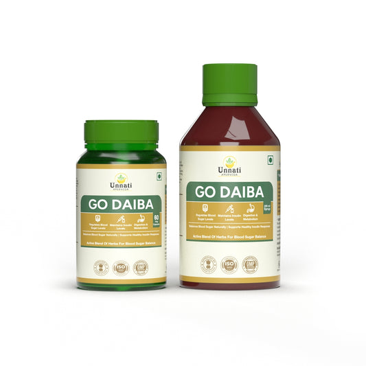 Go Diaba: Ayurvedic Medicine to Control Diabetes & Blood Sugar Levels (Ministry of Ayush Approved)