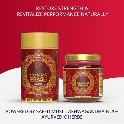 Unnati Ayurveda Jabardast Prash for Strength, Stamina & Vitality – Herbal Ayurvedic Formula