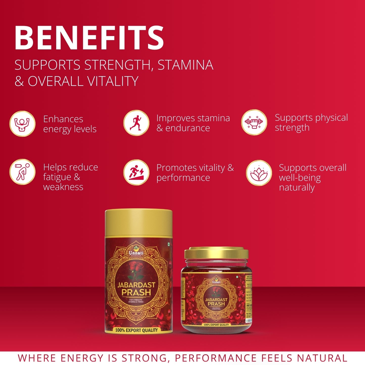 Unnati Ayurveda Jabardast Prash for Strength, Stamina & Vitality – Herbal Ayurvedic Formula