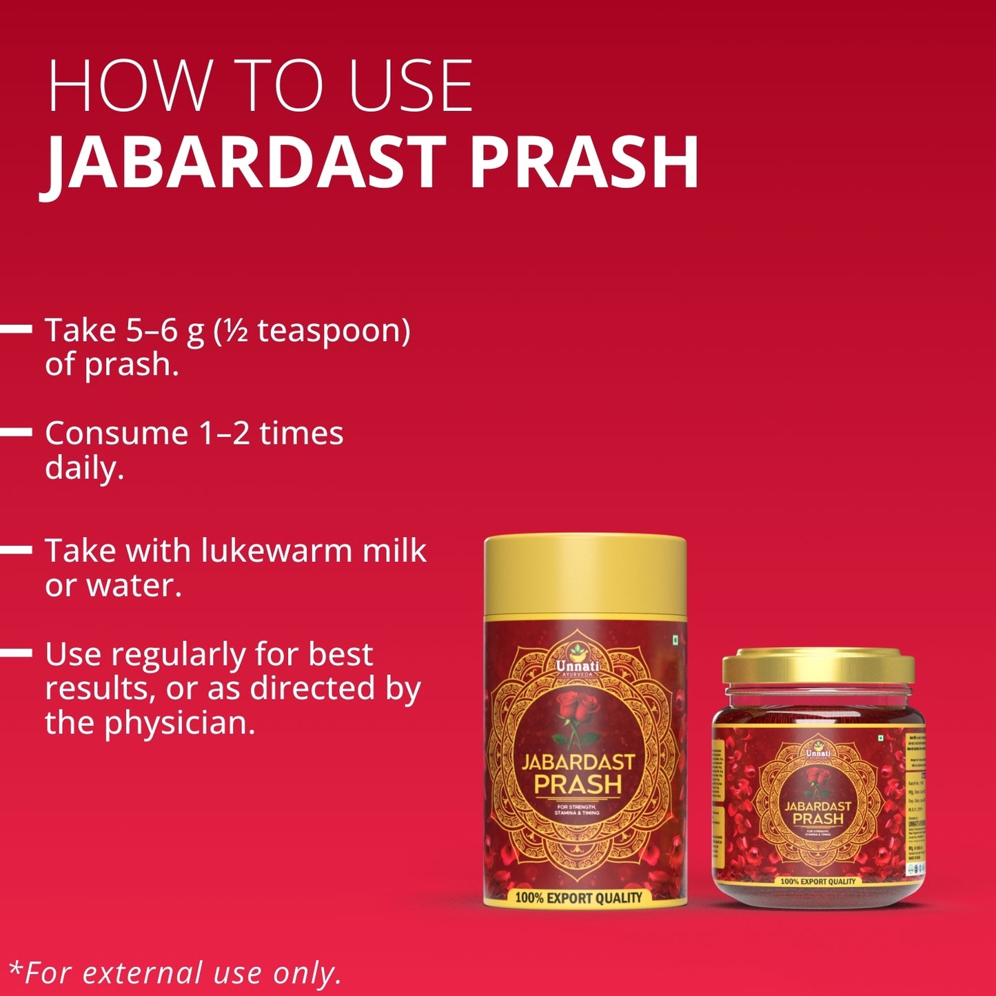 Unnati Ayurveda Jabardast Prash for Strength, Stamina & Vitality – Herbal Ayurvedic Formula