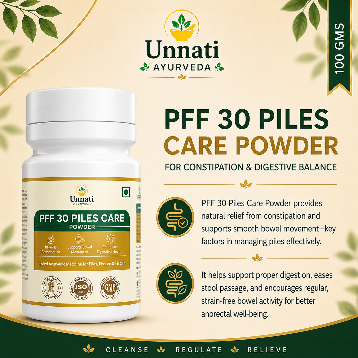 PFF30 Piles Care Kit: Ayurvedic Medicine for Piles, Fissure & Fistula (Ministry of Ayush Approved)