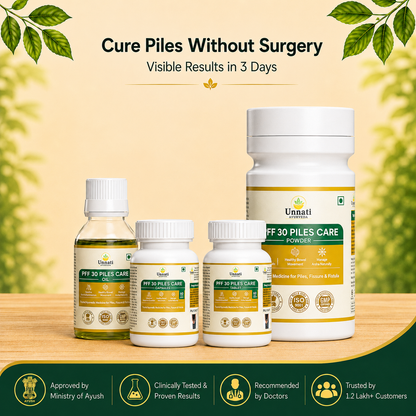 PFF30 Piles Care Kit: Ayurvedic Medicine for Piles, Fissure & Fistula (Ministry of Ayush Approved)