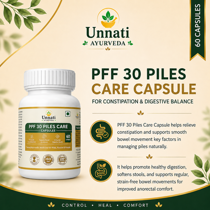 PFF30 Piles Care Kit: Ayurvedic Medicine for Piles, Fissure & Fistula (Ministry of Ayush Approved)