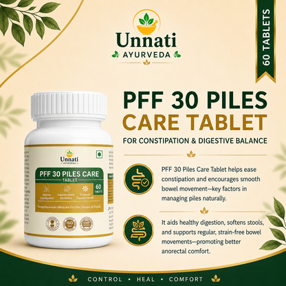 PFF30 Piles Care Kit: Ayurvedic Medicine for Piles, Fissure & Fistula (Ministry of Ayush Approved)