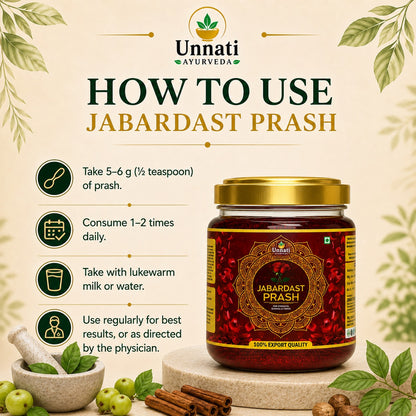 Jabardast Prash: Ayurvedic Supplement for Strength, Stamina, Timing & Performance in Men (Ministry of Ayush Approved)